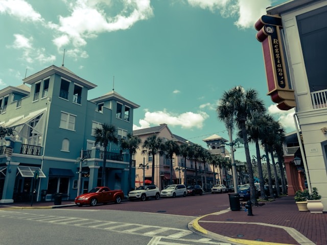 Downtown street in Florida